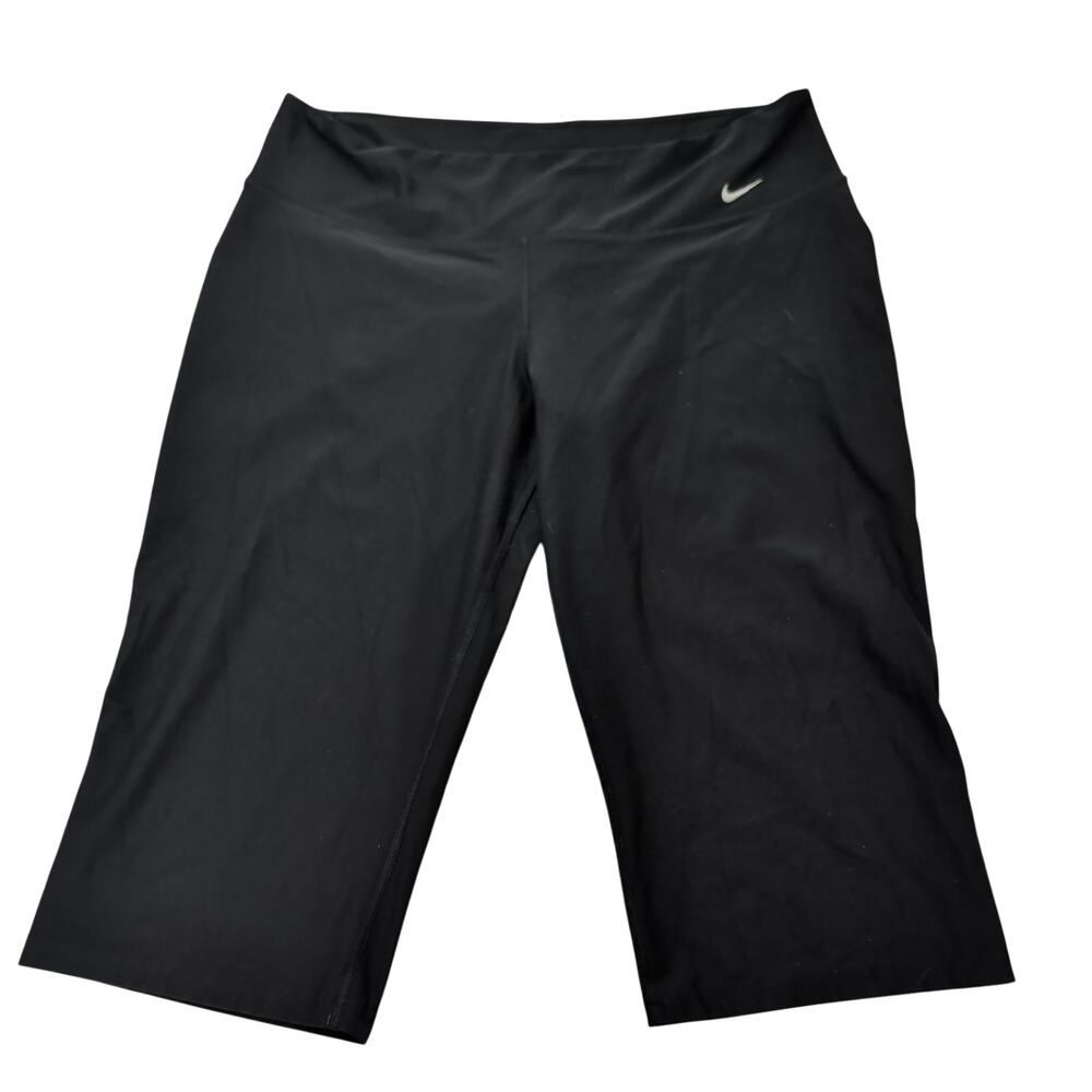 Nike Cropped Black Leggings, Size XL